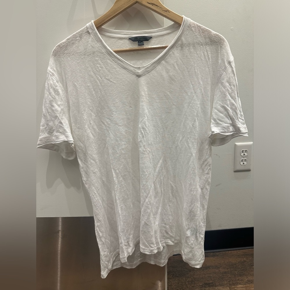 John Varvatos Slim Fit Slub Jersey V-Neck T-Shirt